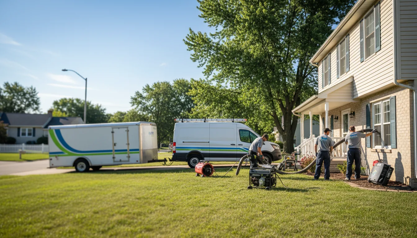 Flooded Basement Restoration And Cleanup With Repair in Fleming, OH near me